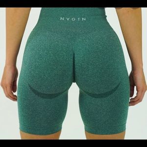 NVTGN Forest green biker shorts